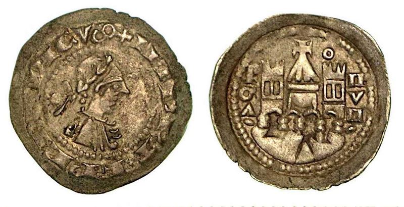 BERGAMO. Comune, a nome di Federico II (1194-1250). Denaro scodellato, anni 1236-1260.  - Auction Numismatics - Cambi Casa d'Aste