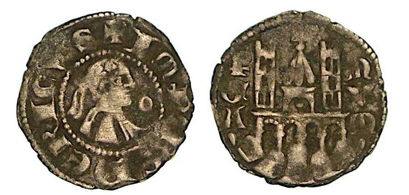 BERGAMO. Comune, a nome di Federico II (1194-1250). Denaro planeto, anni 1270-1282.  - Auction Numismatics - Cambi Casa d'Aste
