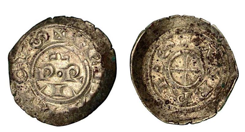 BRESCIA. Comune (1186-1254?). A nome di Federico I, 1155-1190. Denaro scodellato.  - Auction Numismatics - Cambi Casa d'Aste