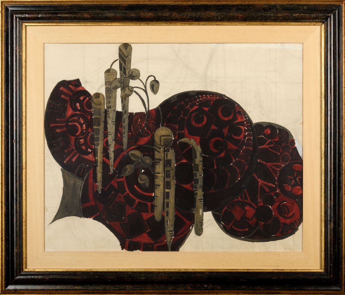 Natalia Goncharova (1881-1962)progetto di Scenografia Teatrale, 1916 Ca