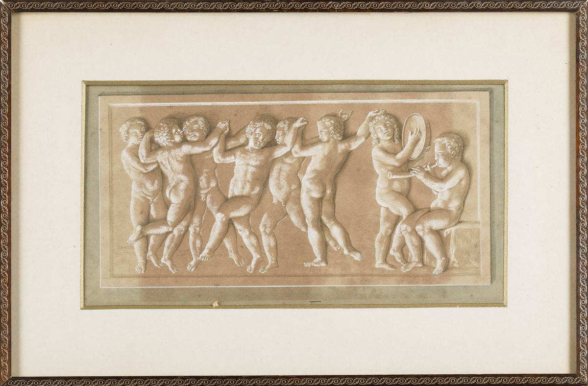 Scuola Neoclassica del XIX Secolo Putti Danzanti