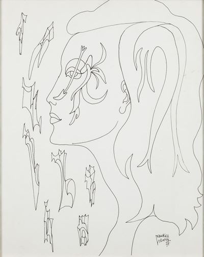 Maurice Henry (1907-1984)daphne Au Bord De la Mer, 1972