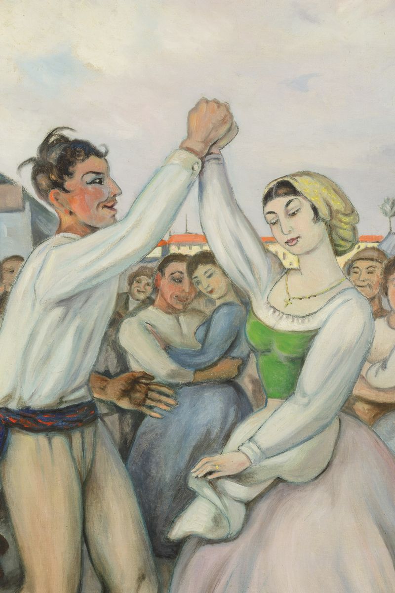 Alberto Martini (1876-1954)i Fidanzati (festa Campestre a Treviso), 1939