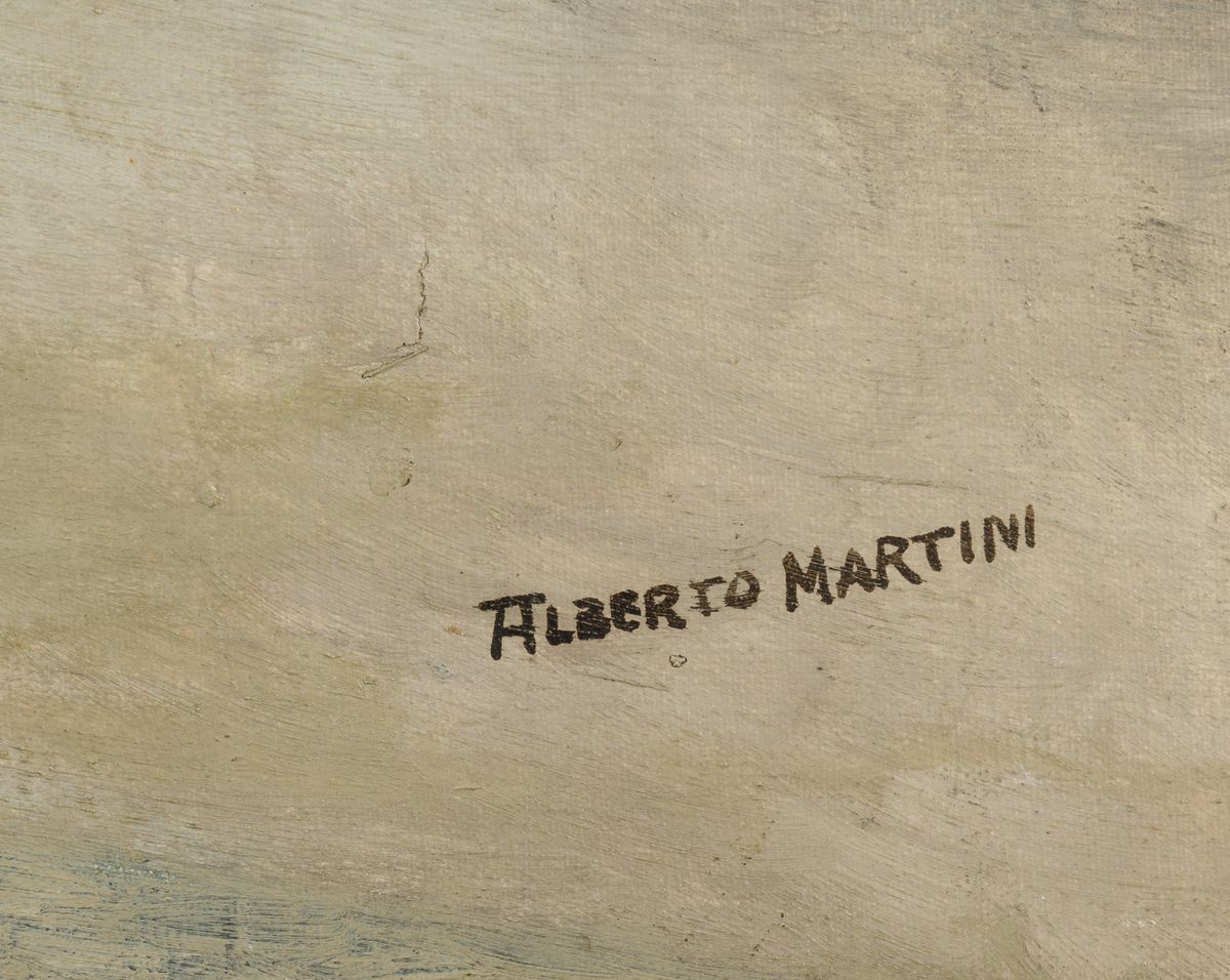 Alberto Martini (1876-1954)i Fidanzati (festa Campestre a Treviso), 1939