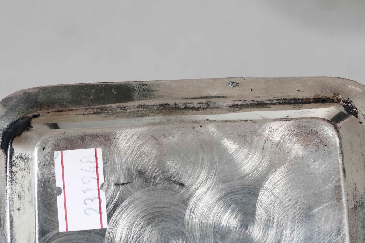 Due Oggetti in Argento. Argenteria Italiana del XX Secolo