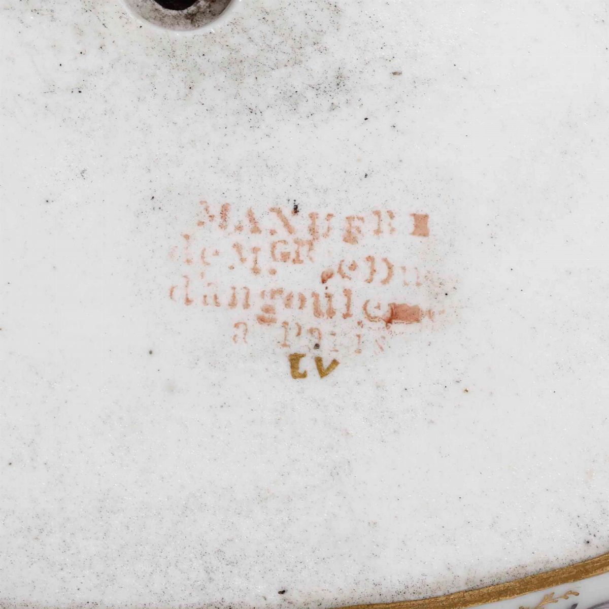 Salsiera Parigi, Manifattura del Duc D'angoulème, 1780-1790 Circa