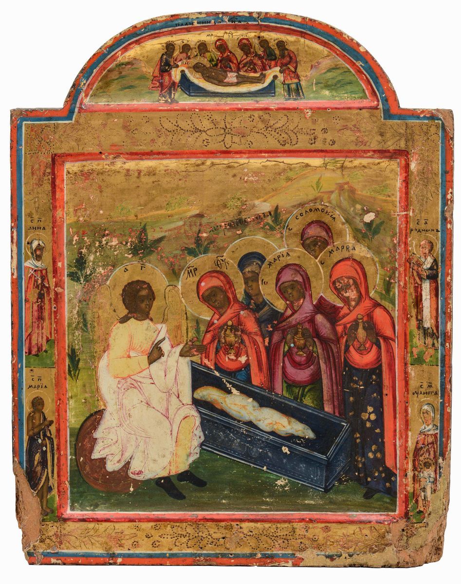Scuola Balcanica del XIX Secolo Mirofore al Santo Sepolcrosan Nicola