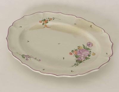 Piatto Ovale Venezia, Manifattura Cozzi, 1780 Circa