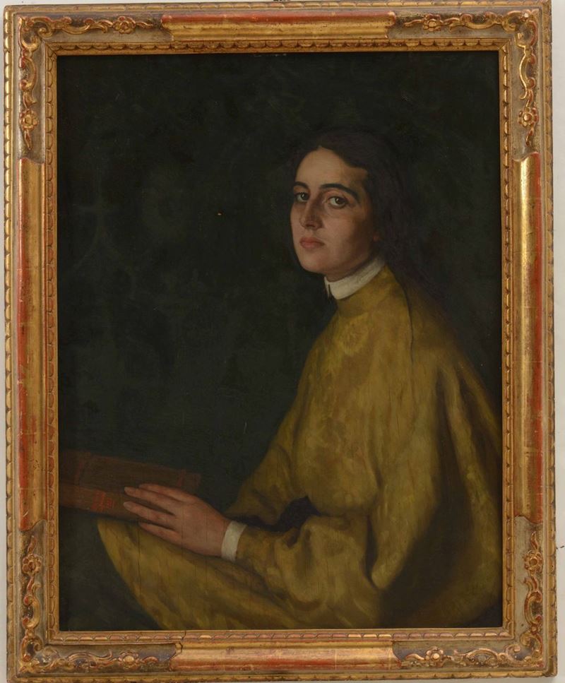Antonio Bresciani (1902-1998) Ritratto femminile  - Auction 19th-20th century paintings - Cambi Casa d'Aste