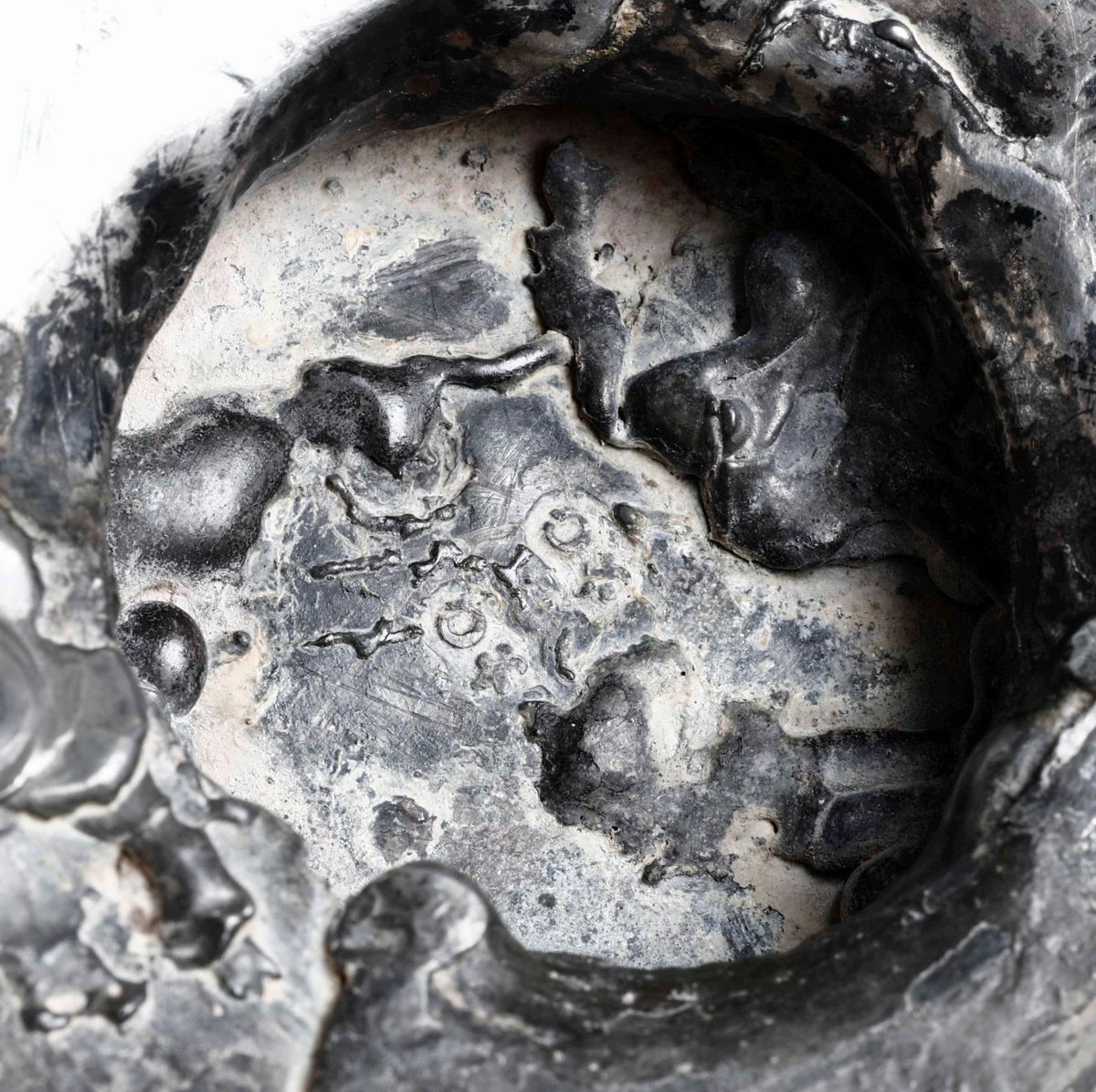 Turibolo. Argento Fuso, Sbalzato e Cesellato. Argenteria Veneta del XVIII Secolo. Marchio del Leo...