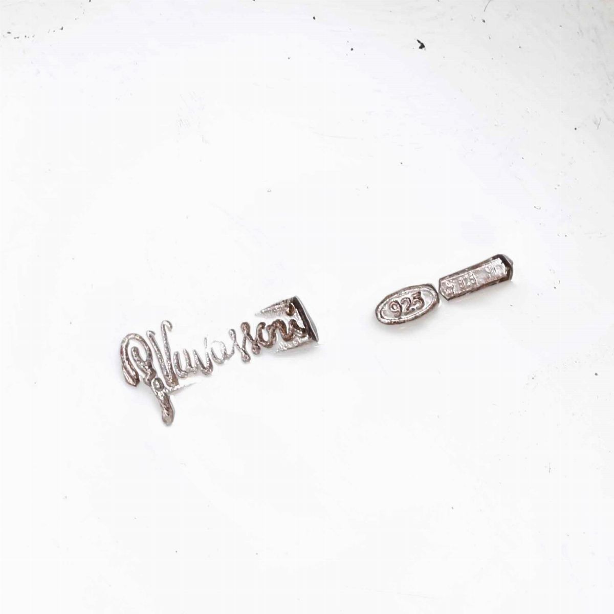 Vaso in Argento Sterling. Argenteria Milanese del XX Secolo. Argentiere Vavassori & Pirovano per ...