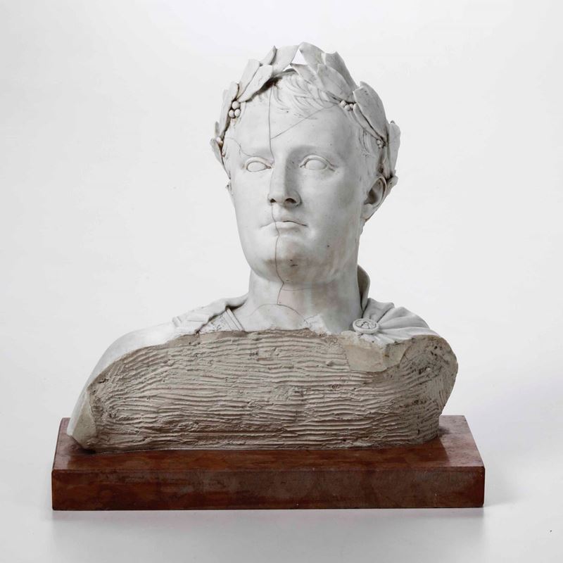 Busto di Napoleone Sevres, inizio XIX secolo  - Asta Ceramiche | Cambi Time - I - Cambi Casa d'Aste