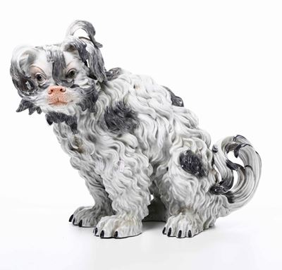 Grande Figura di Cane Bolognese XX Secolo