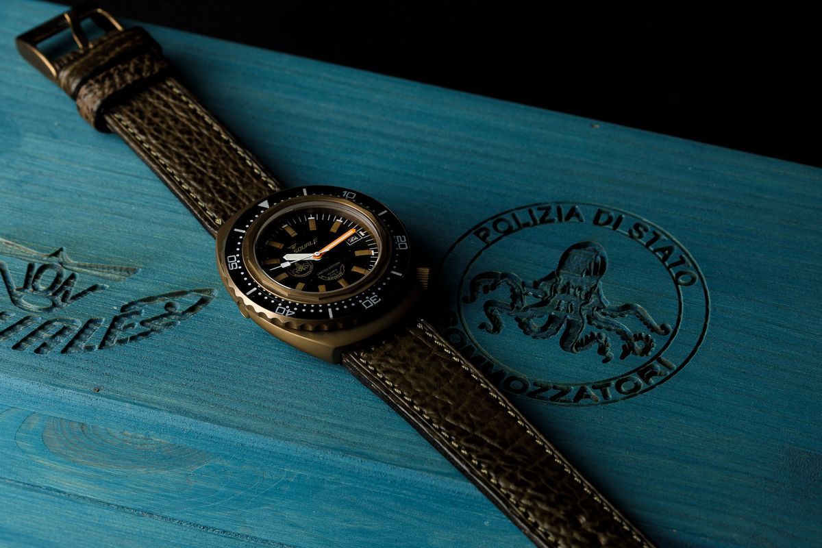 Squale - Polizia di Stato Sommozzatori 60° Anniversario, Edizione Limitata 151 Pz, Brevetto Smz N...