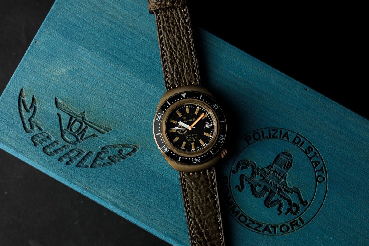 Squale - Polizia di Stato Sommozzatori 60° Anniversario, Edizione Limitata 151 Pz, Brevetto Smz N...