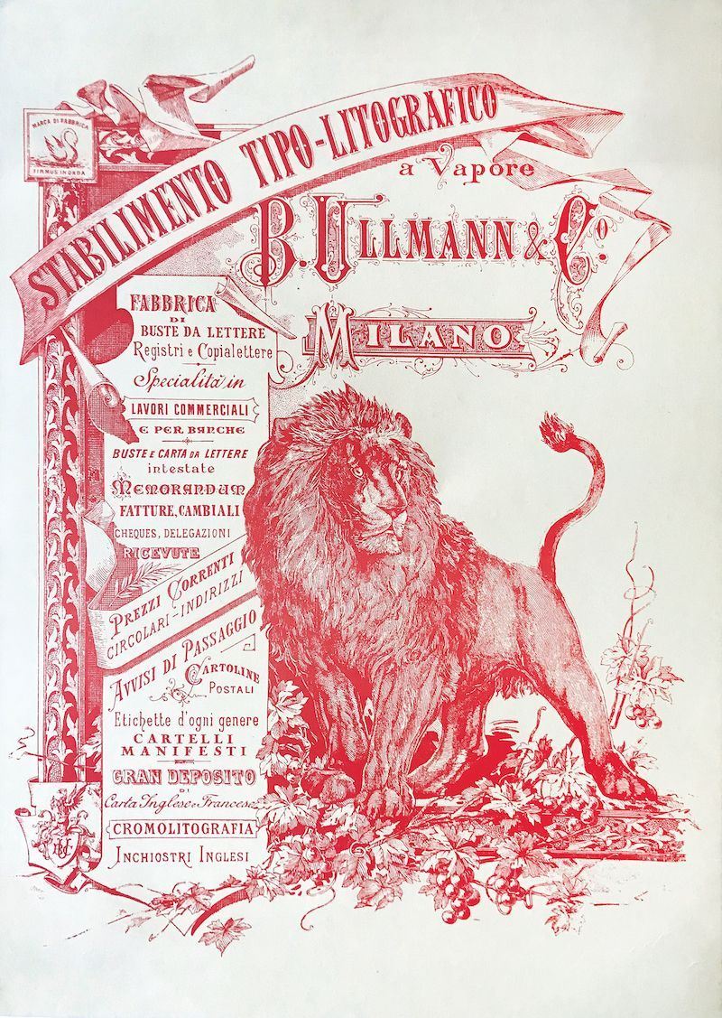 Anonimo STABILIMENTO TIPO-LITOGRAFICO A VAPORE B.ULLMANN, MILANO  - Auction Vintage Posters - Cambi Casa d'Aste