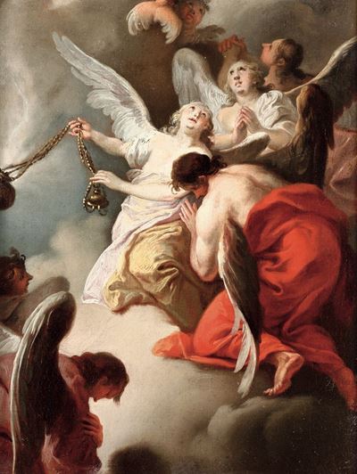 Scuola Veneta del XVIII Secoloangeli Adoranti