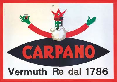 Armando Testa (1917-1992)carpano, Vermuth Re dal 1786