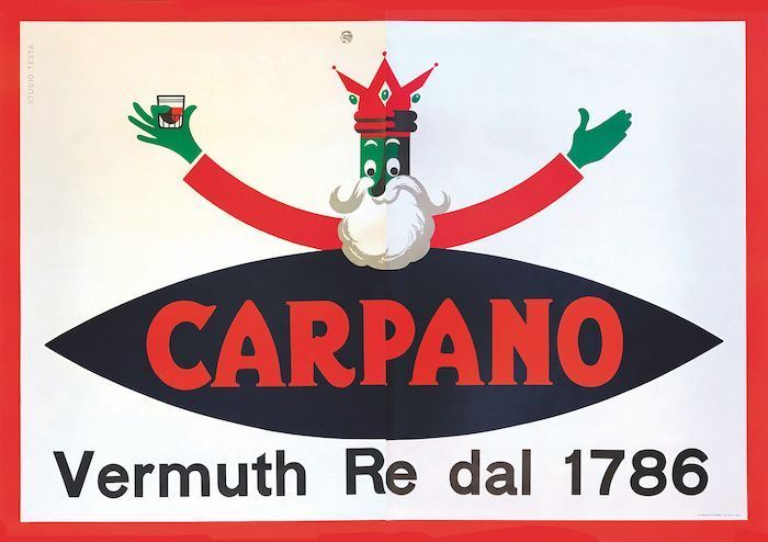 Armando Testa (1917-1992) CARPANO, VERMUTH RE DAL 1786  - Auction Vintage Posters - Cambi Casa d'Aste