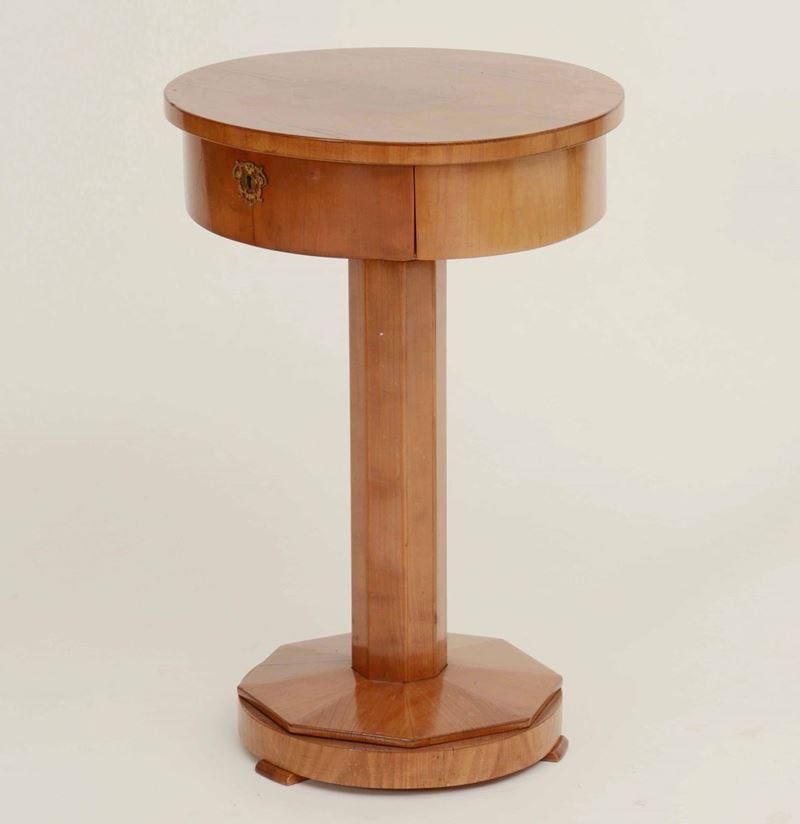 Tavolino lastronato ad un cassetto, XIX secolo  - Asta Da Collezioni Lombarde | Cambi Time - Cambi Casa d'Aste
