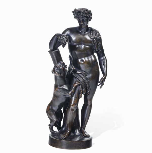 Dioniso con pantera Fonditore neoclassico del XIX secolo