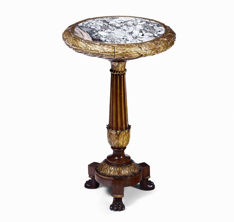 Gueridon Manifattura neoclassica del XIX secolo  - Auction Works and furnishings from Lombard collections and other provinces - Cambi Casa d'Aste
