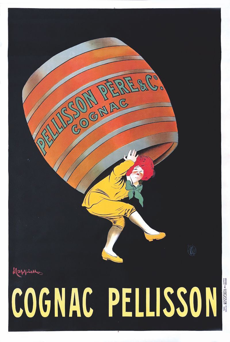 Leonetto Cappiello ( 1875-1942 ) COGNAC PELLISSON  - Auction Vintage Posters - Cambi Casa d'Aste