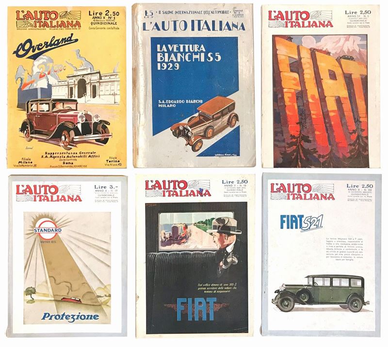 Willian Rossi, Marconi, Minetti e altri L AUTO ITALIANA  - Auction Posters - Cambi Casa d'Aste
