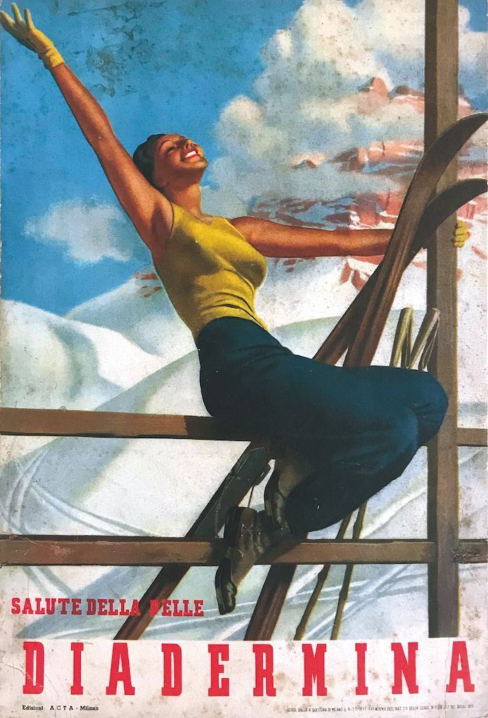Gino Boccasile (1901-1952) SALUTE DELLA PELLE, DIADERMINA  - Auction Vintage Posters - Cambi Casa d'Aste