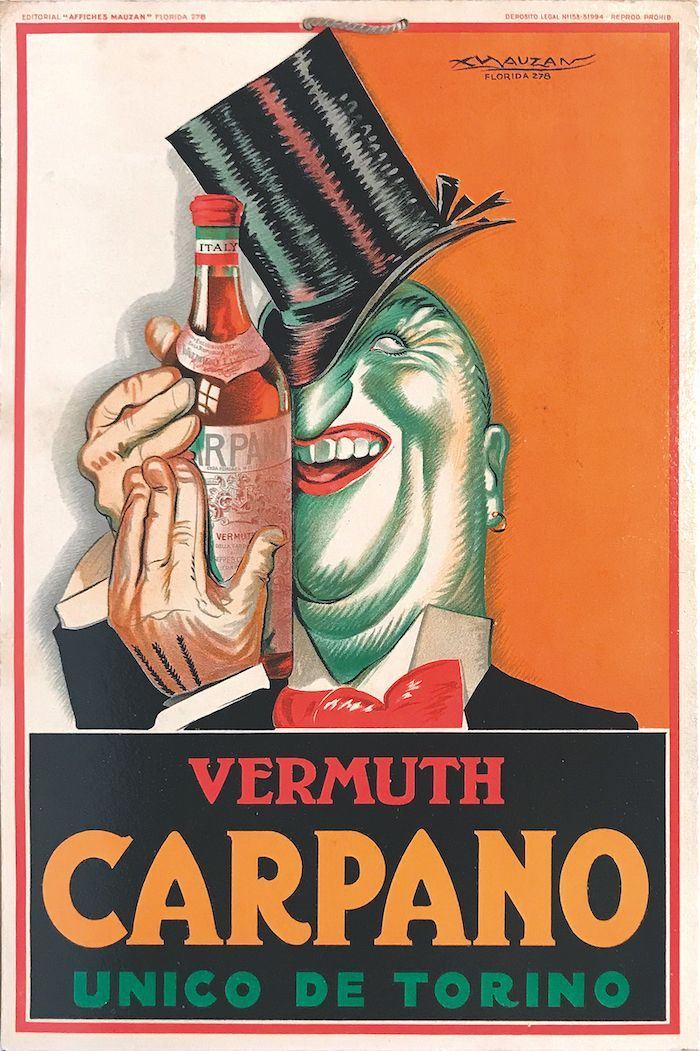 Achille Luciano Mauzan (1883   1952) VERMUTH CARPANO UNICO DE TORINO  - Auction Vintage Posters - Cambi Casa d'Aste