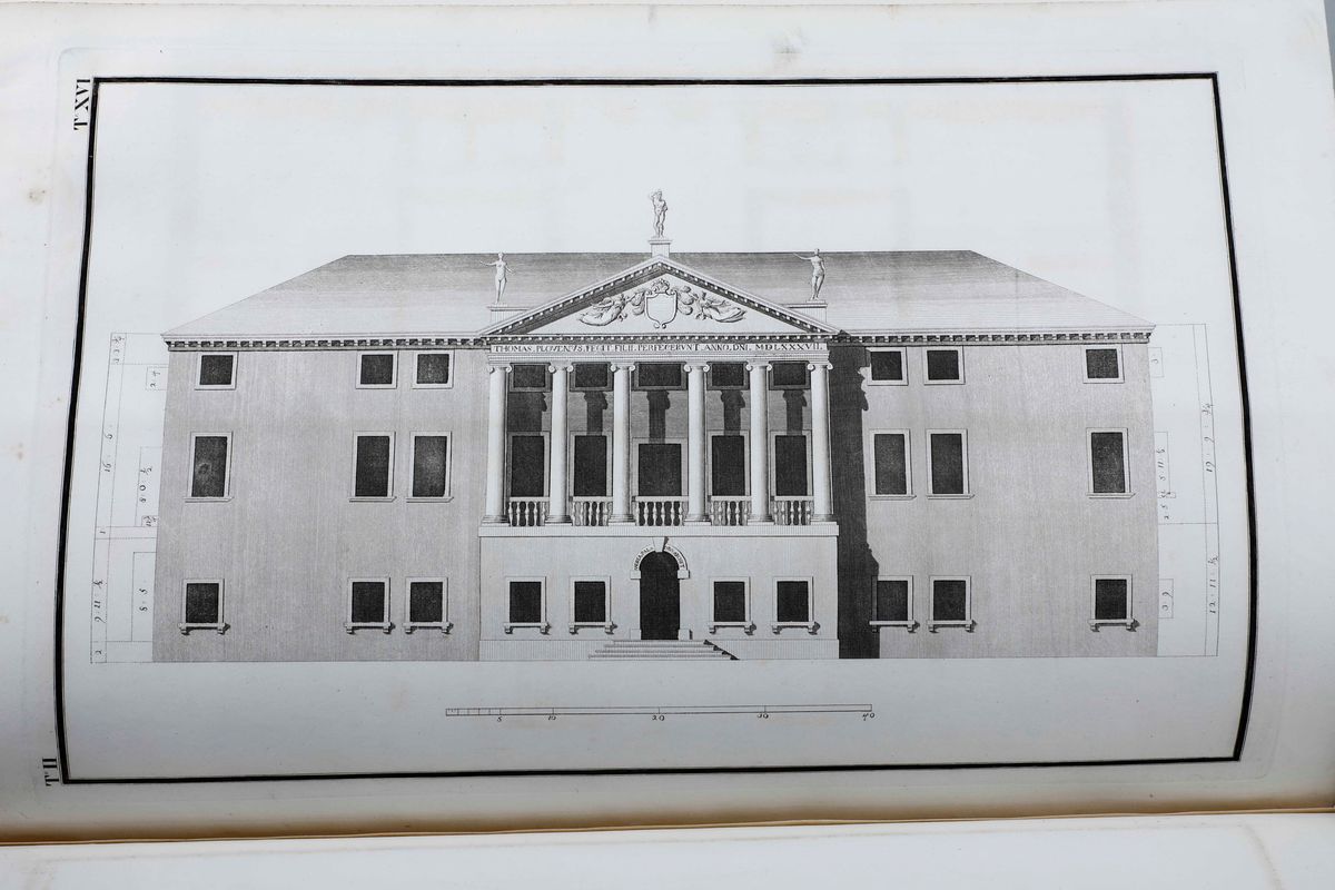 Andrea Palladiole Fabbriche e i Disegni di Andrea Palladio e le Terme. Nuova Edizione Italiana Po...