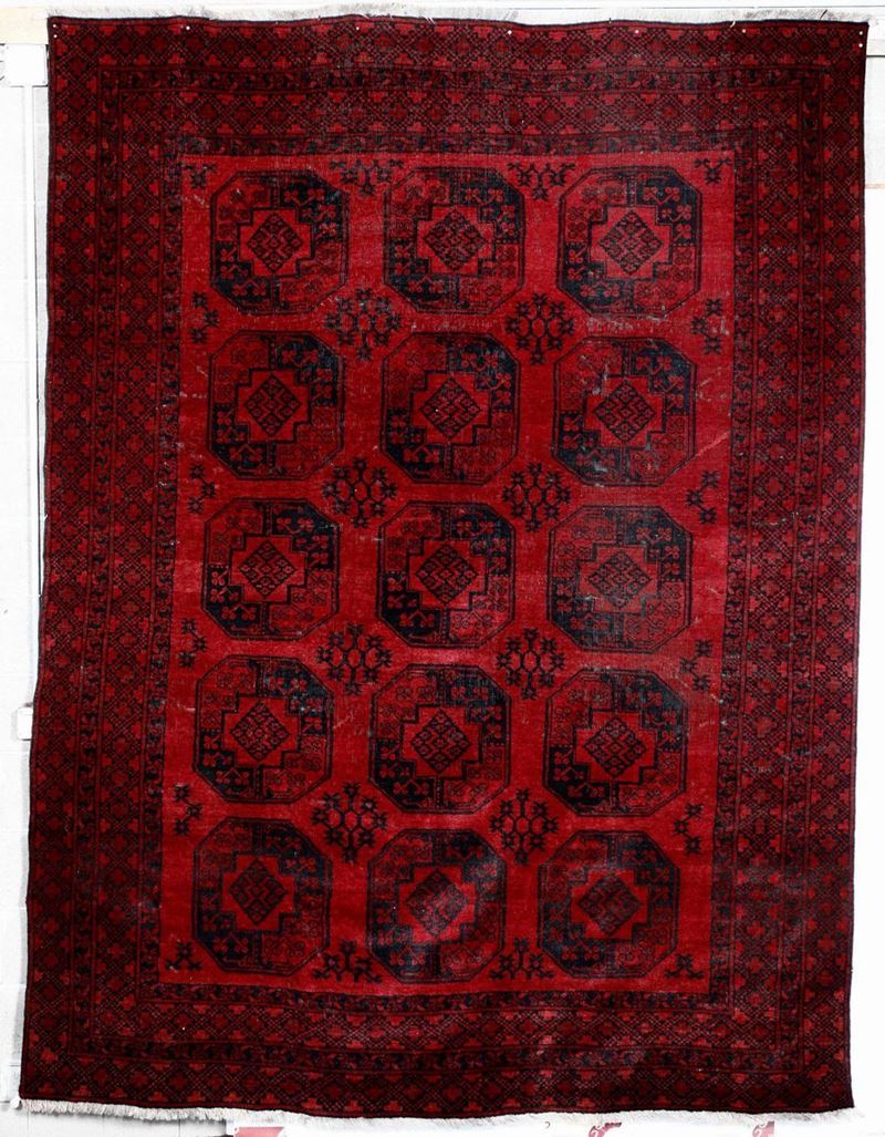 Tappeto Afgano, inizio XX secolo  - Auction Carpets | Cambi Time - Cambi Casa d'Aste