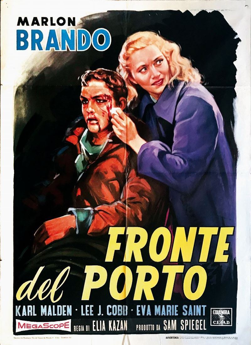 Luigi Martinati (1893   1983) FRONTE DEL PORTO  - Auction Vintage Posters - Cambi Casa d'Aste