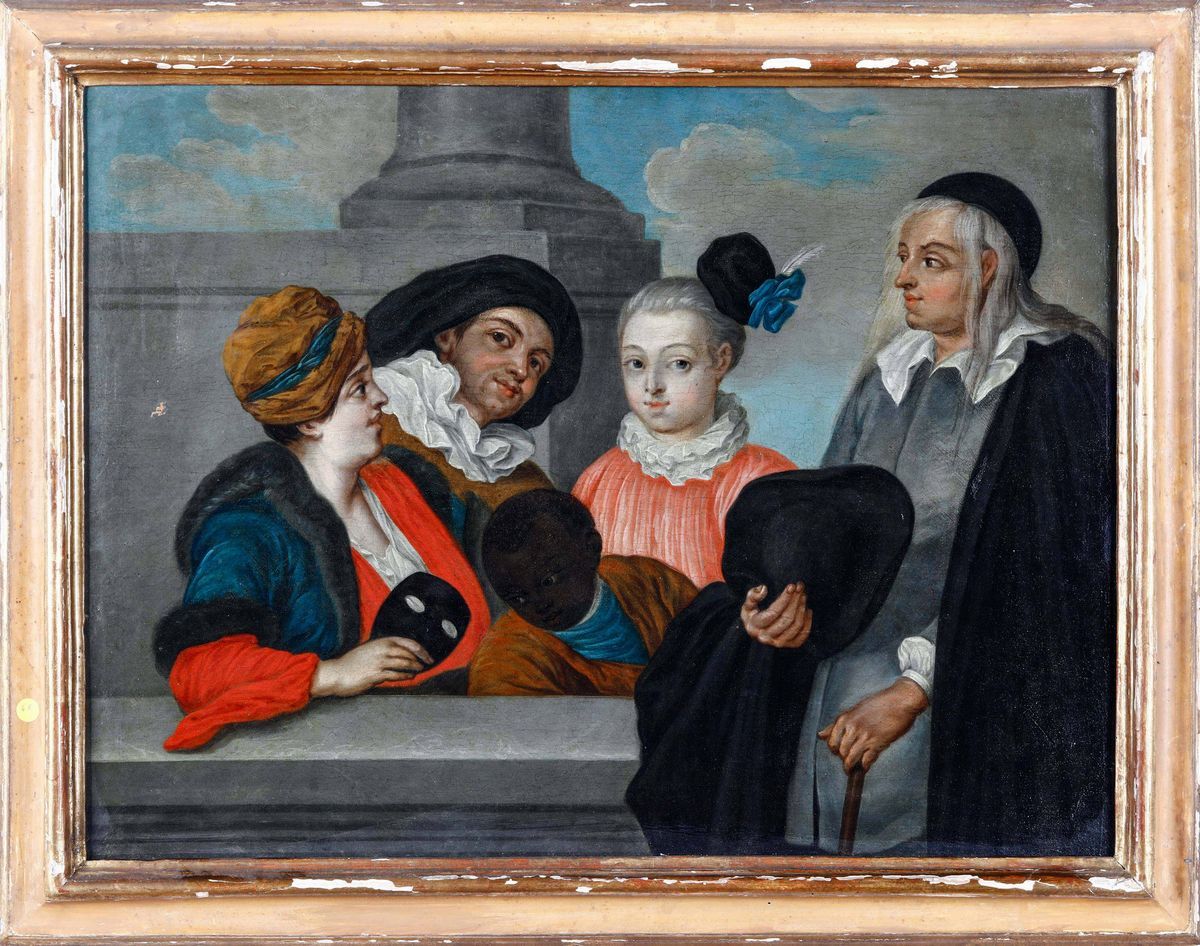 Francesco Fedeli Detto il Maggiotto (venezia 1738-1805), nei Modi Diallegoria del Carnevale