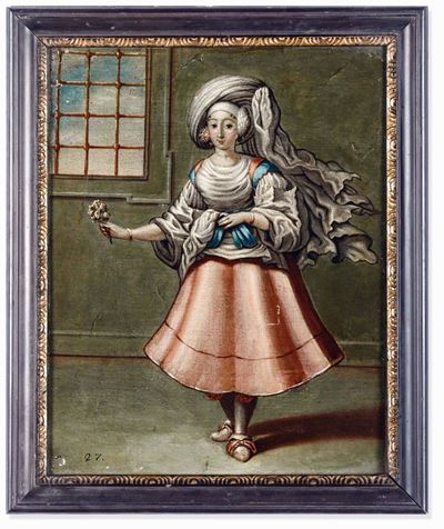 Scuola Austroungarica del XVIII Secolopersonaggi in Costume