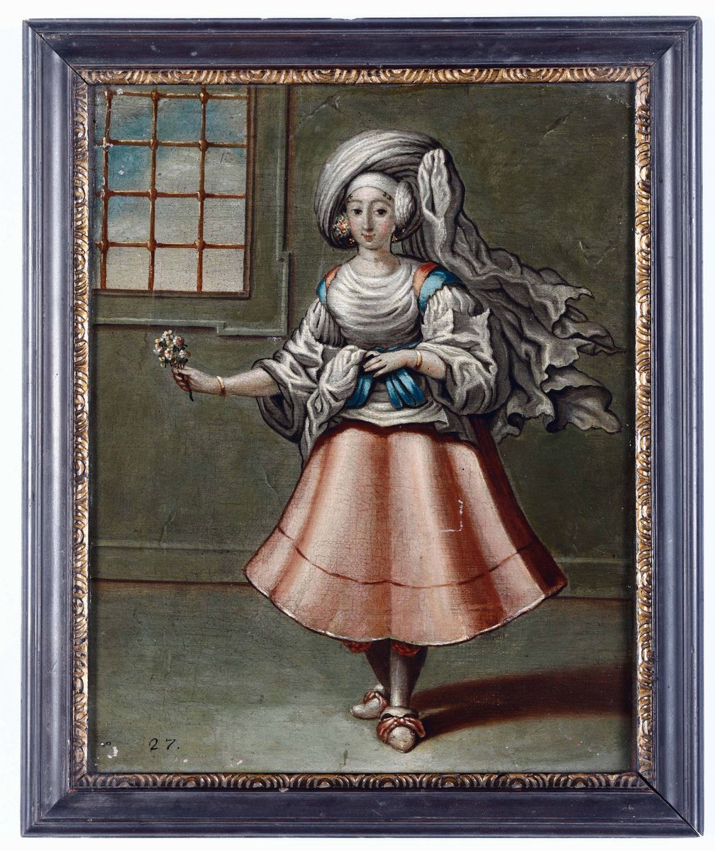Scuola Austroungarica del XVIII Secolopersonaggi in Costume