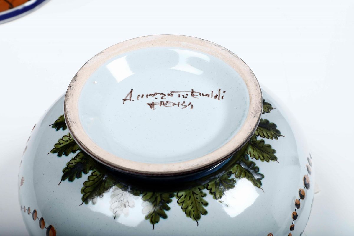 Sette Maioliche Riprese da Importanti Opere Conservate al Museo Internazionale delle Ceramiche in...