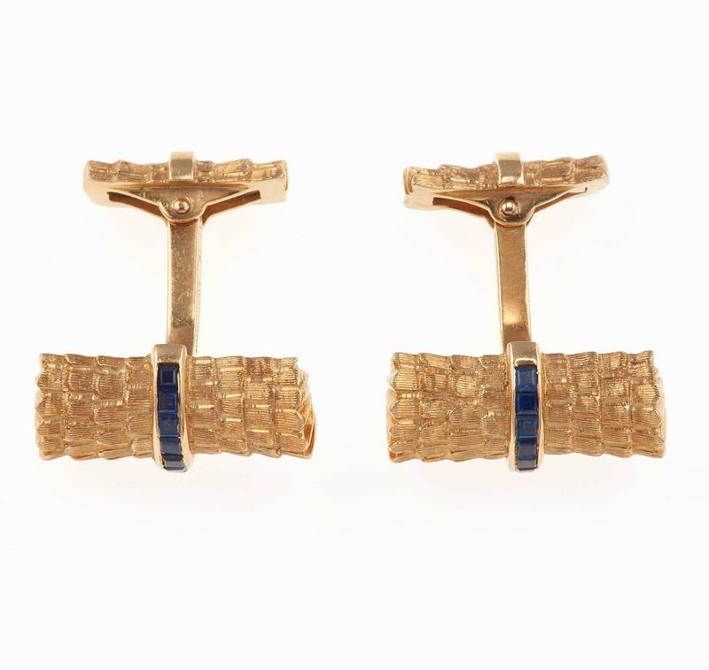 Tiffany & Co. Bottoni da polso con zaffiri  - Auction Fine Jewels - III - Cambi Casa d'Aste