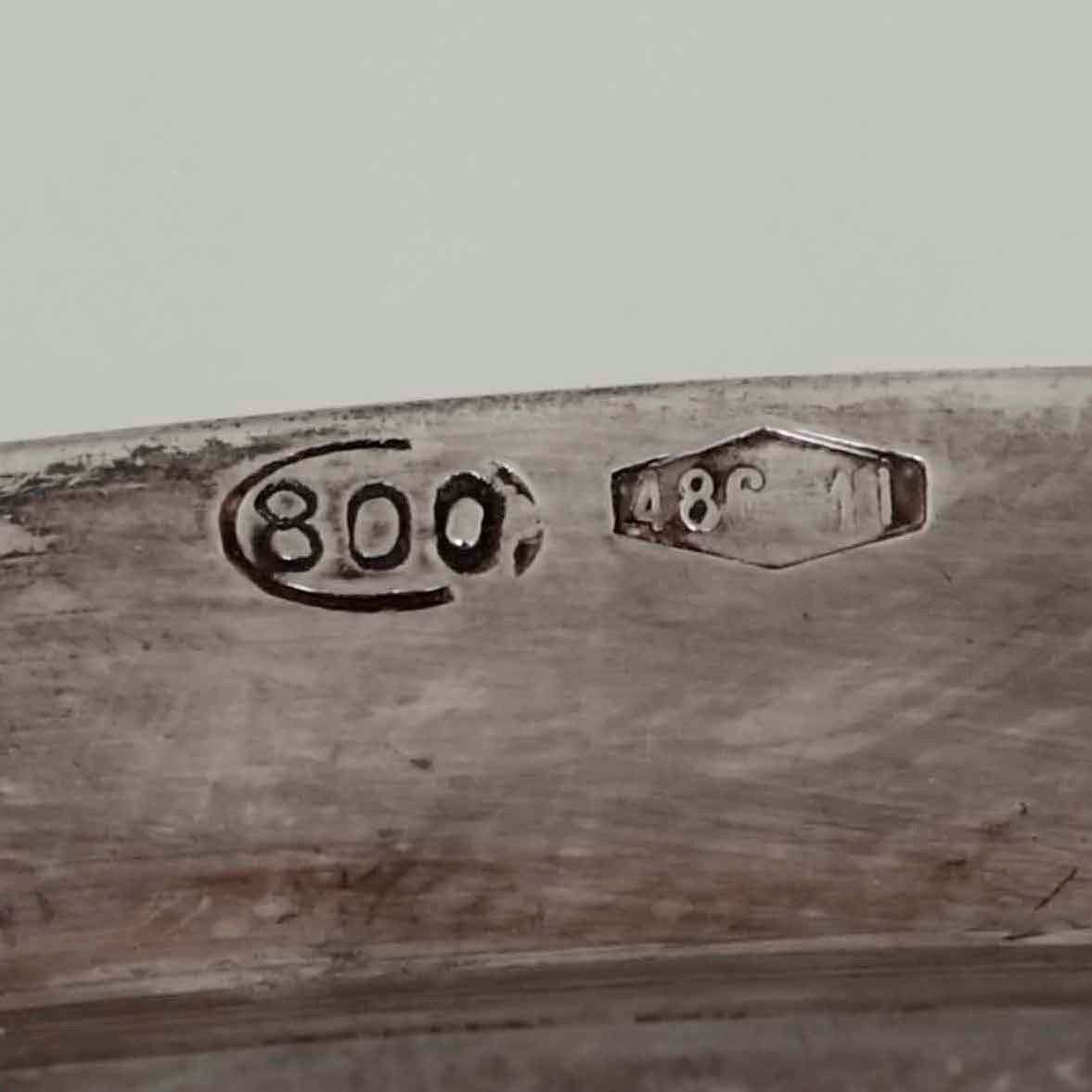 Tre Zuccheriere e Vassoietto in Argento. Varie Manifatture del XX Secolo