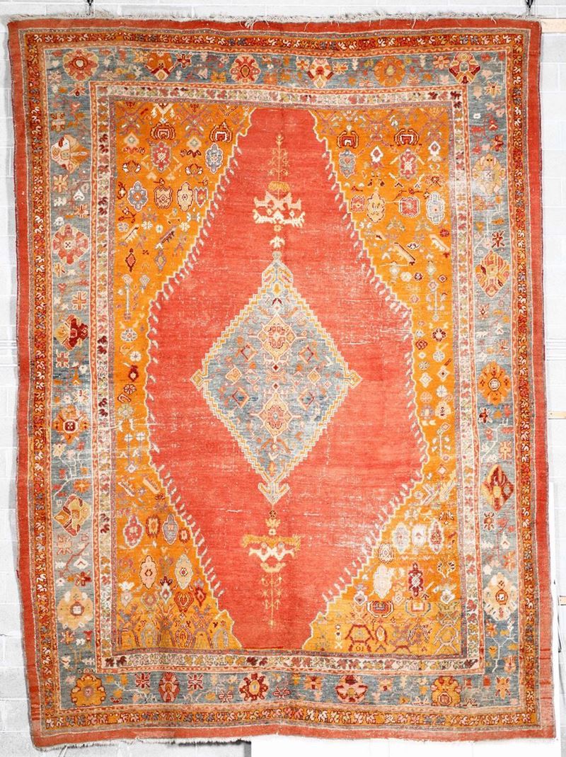 Tappeto Smirne, Anatolia inizio XX secolo  - Auction Carpets | Cambi Time - Cambi Casa d'Aste
