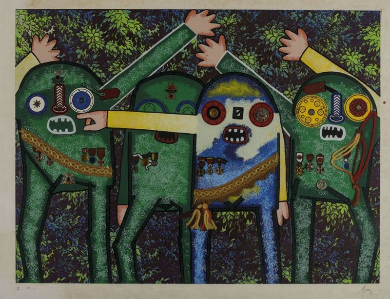 Enrico Baj (1924-2003)tu Quoque, Brute, 1979