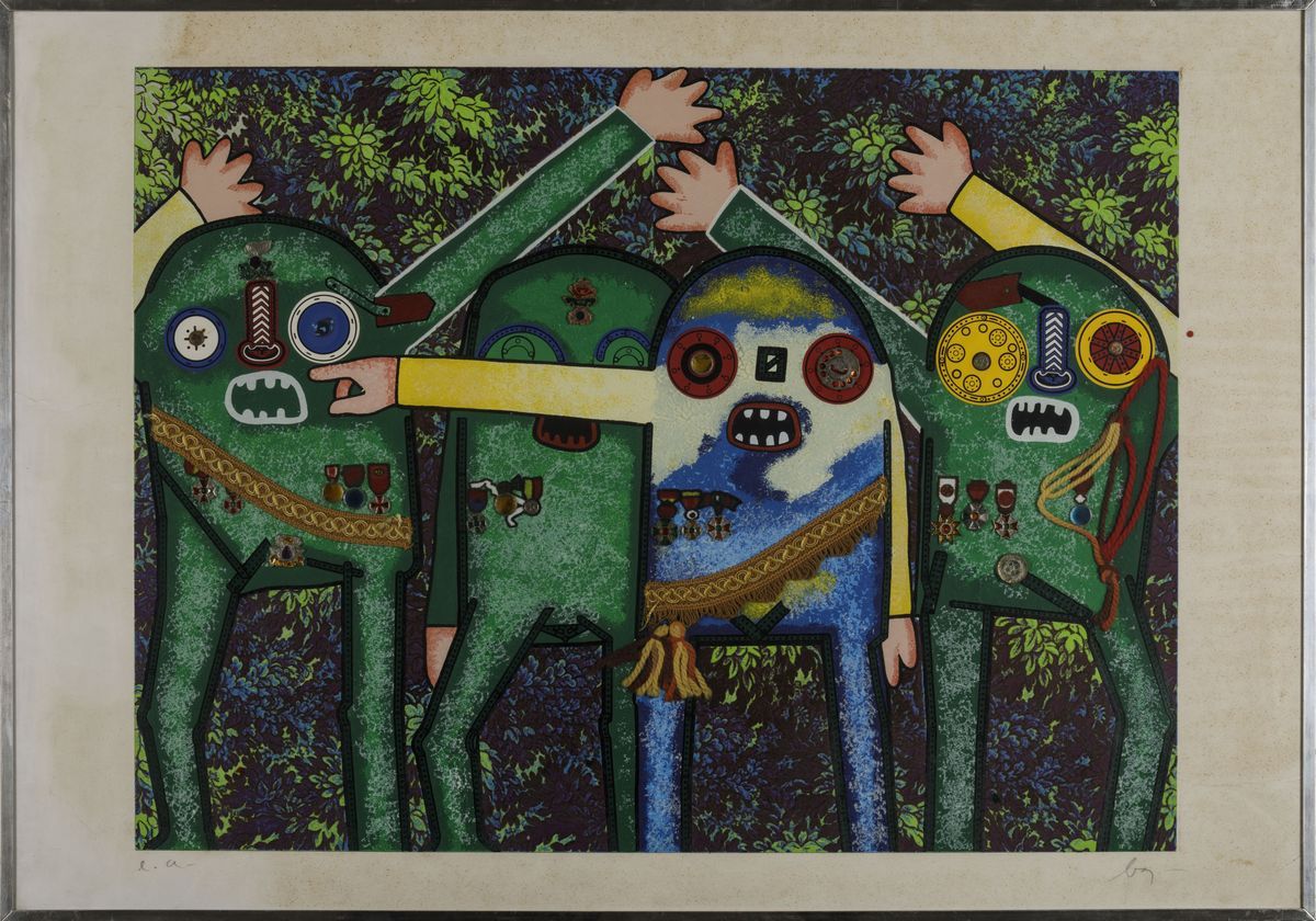 Enrico Baj (1924-2003)tu Quoque, Brute, 1979