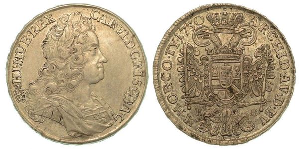 UNGHERIA. Karl VI, 1711-1740. Thaler 1730.