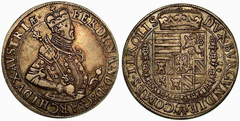 AUSTRIA. Ferdinand, 1564-1595. Thaler s.d.  - Auction Numismatics - Cambi Casa d'Aste
