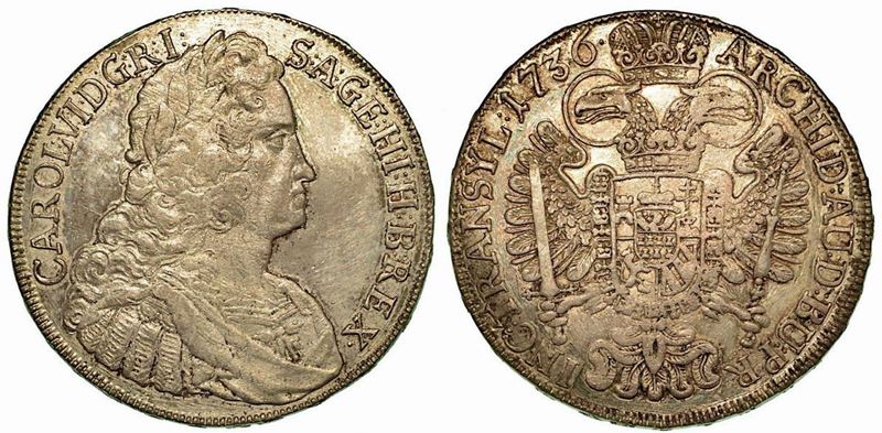 AUSTRIA. Karl VI, 1711 - 1740. Thaler 1736.  - Auction Numismatics - Cambi Casa d'Aste