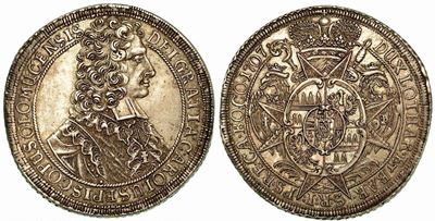Austria - Olmutz. Karl III, 1695-1711. Thaler 1707.