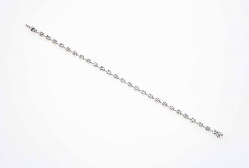 Bracciale con diamanti  - Auction Fine Jewels - III - Cambi Casa d'Aste