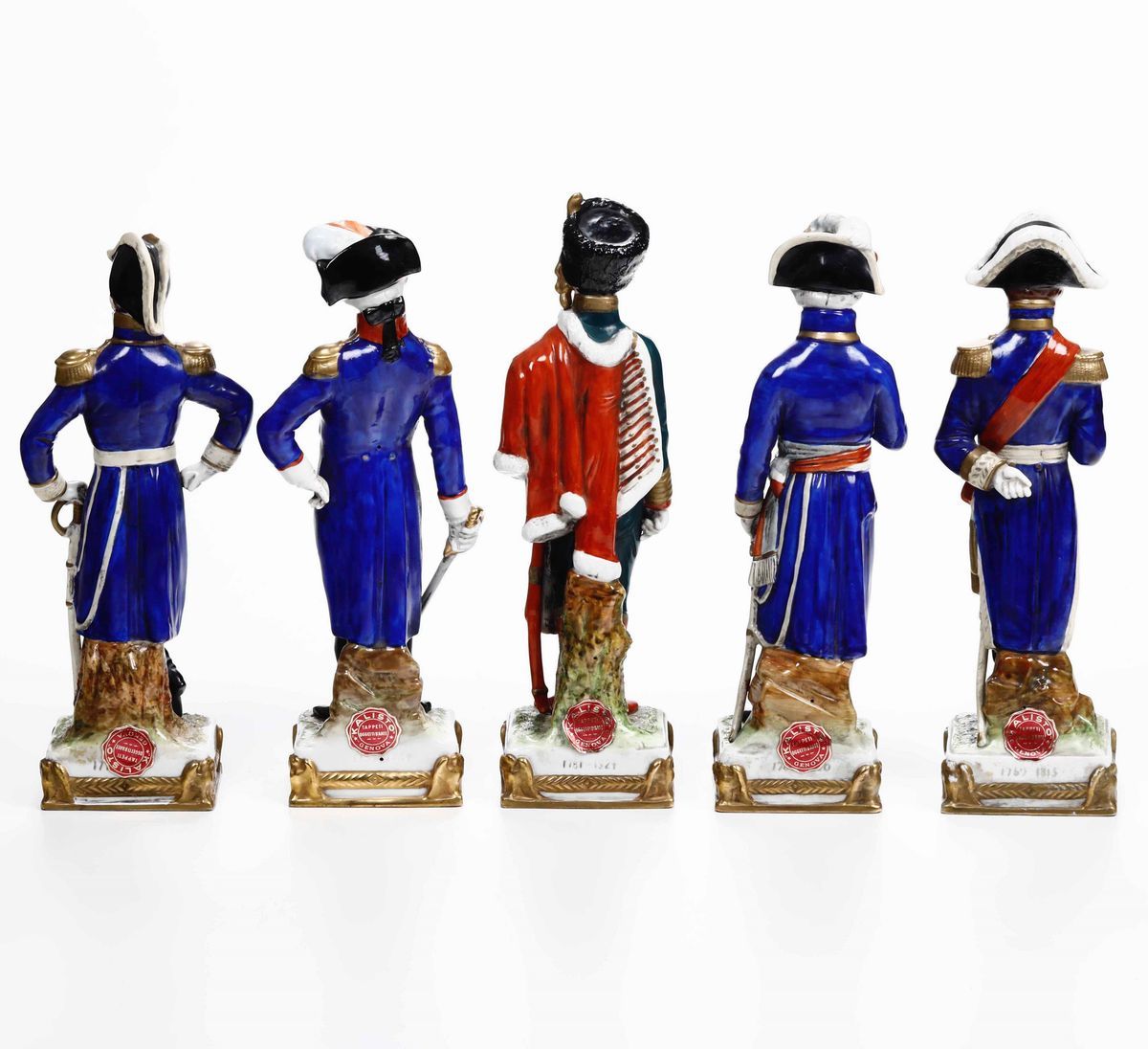Cinque Statuine di Generali XX Secolo