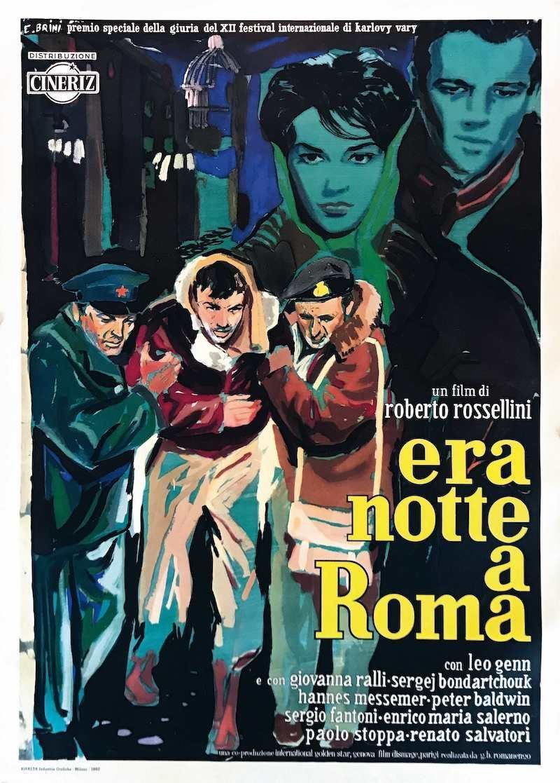 Ercole Brini (1913-1989) ERA NOTTE A ROMA  - Asta Manifesti | Cambi Time - Cambi Casa d'Aste