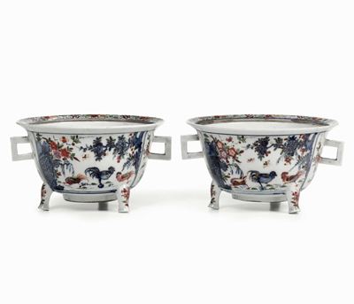 Coppia di Piccole Zuppiere Meissen, 1725 Circa